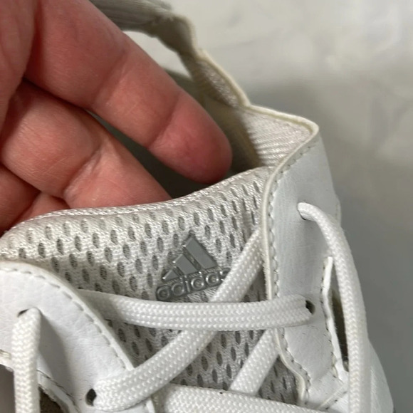 ADIDAS Men’s Golf Slingback Sneakers White 3 Stripe Traxion Adiwear Size 10 - Picture 8 of 13